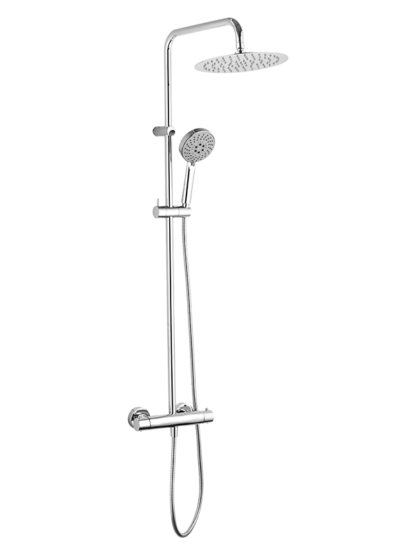 Thermostatic shower set with 3 function hand shower