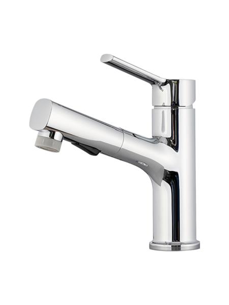 Single Handle Single Hole Pull Out Kitchen Mixer