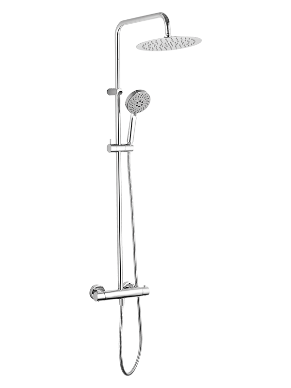 Thermostatic shower set with 3 function hand shower