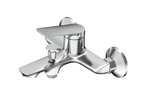 What factors should be considered when installing brass basin faucets in commercial settings?