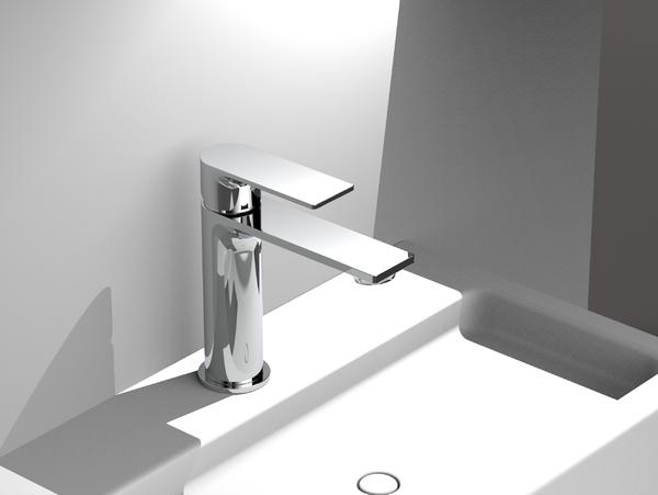 New Single Lever Basin Mixer With Flat Square Handle