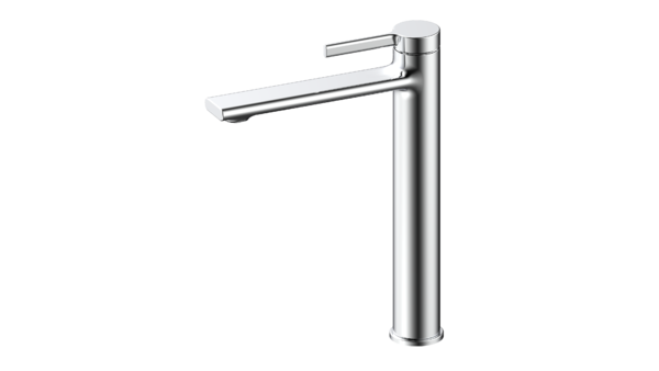Single Lever High Basin Mixer With Minimalist Handle